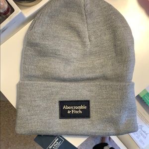 Gray A&F Beanie